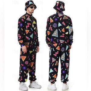 *Retro Vintage 1980s Hip Hop Breakdance Set 
Costume Tracksuit Hat Accessories